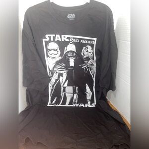 Star Wars Fifth Sun The Force Awakens Big & Tall Men's 3XLT Graphic T-shirt EUC